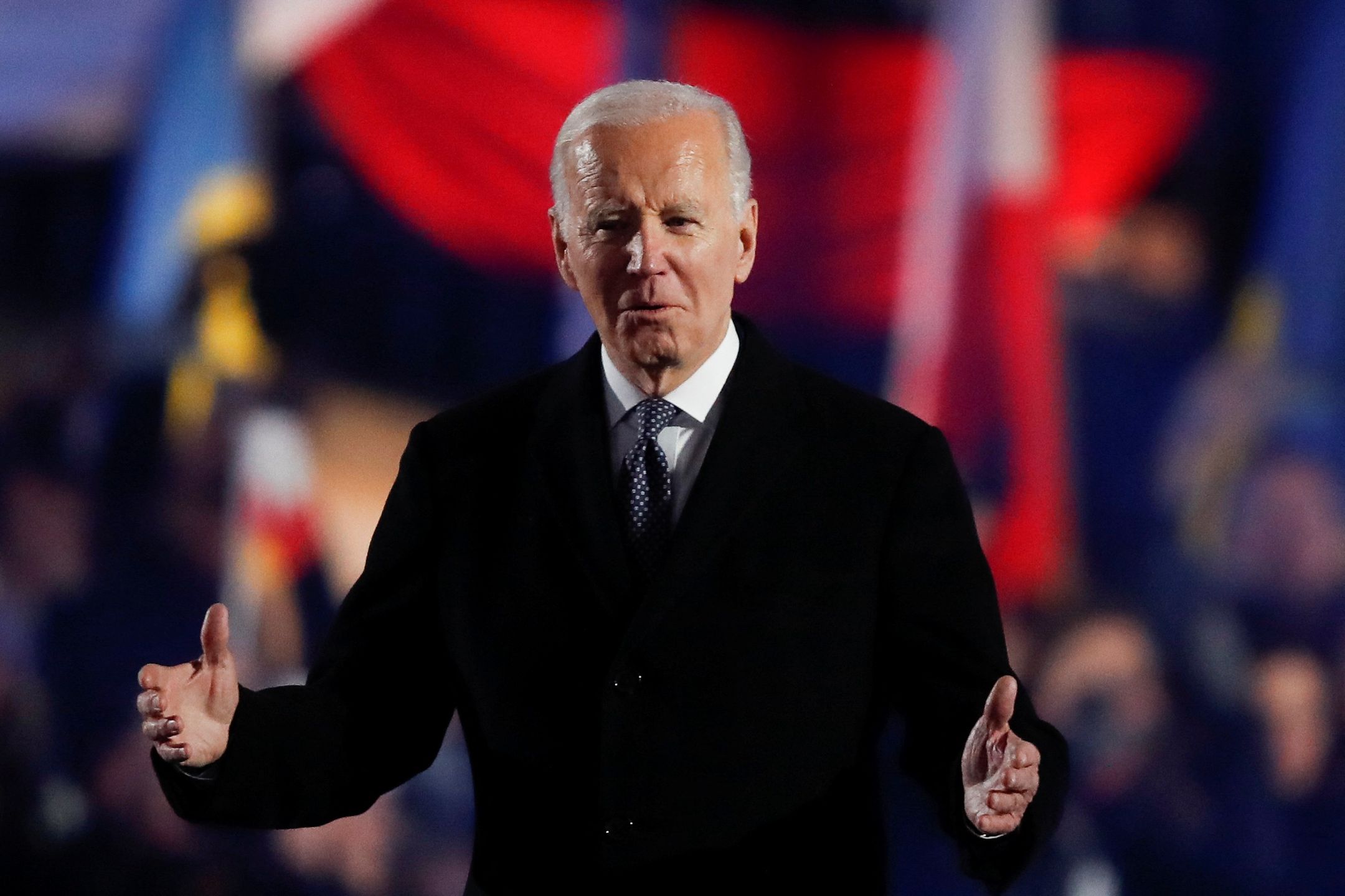 Gwiazdy i politycy na przemówieniu Joe Bidena