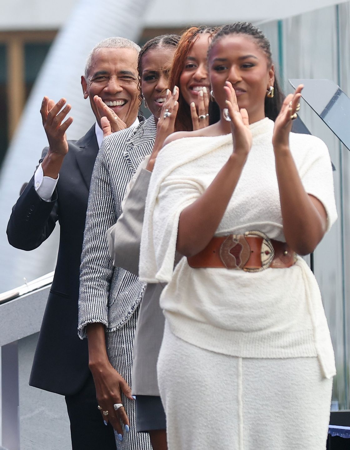 Barack Obama, Michelle Obama, Malia Obama i Sasha Obama