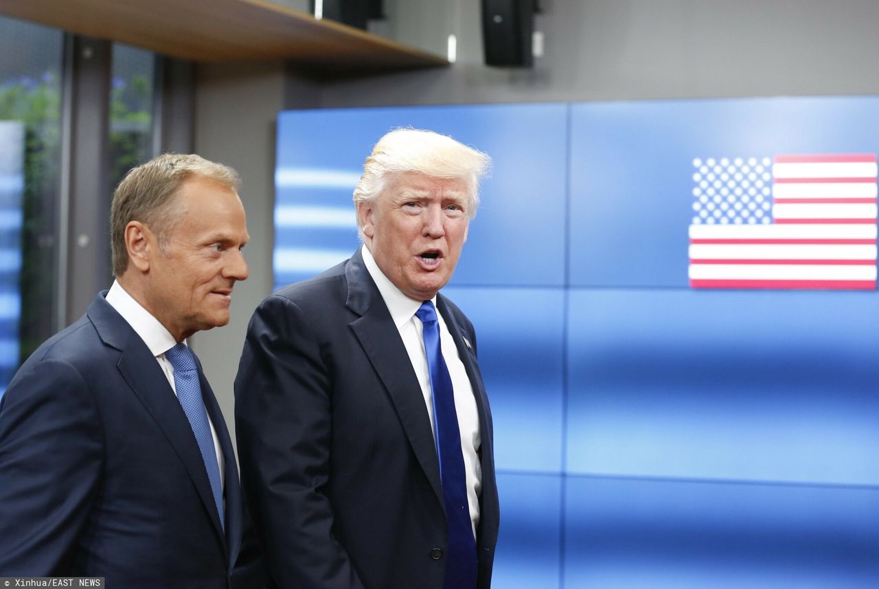 Tusk z Trumpem w Brukseli