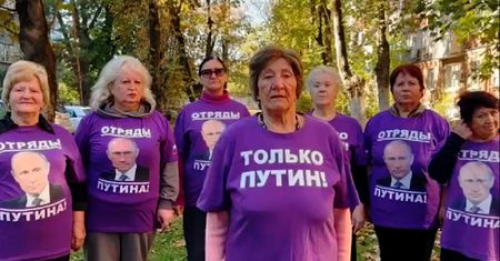 "Oddziały Putina" apelują. Emerytki nagrały nietypowy film