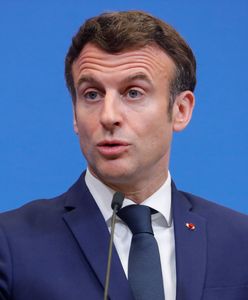 Macron nie chciał mówić o "ludobójstwie" w Ukrainie. Teraz się tłumaczy