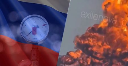 Gigantyczny słup ognia w Rosji. Potężny cios Ukraińców