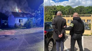 Turów: Podpalił dom z 80-latką w środku. 46-latek zatrzymany