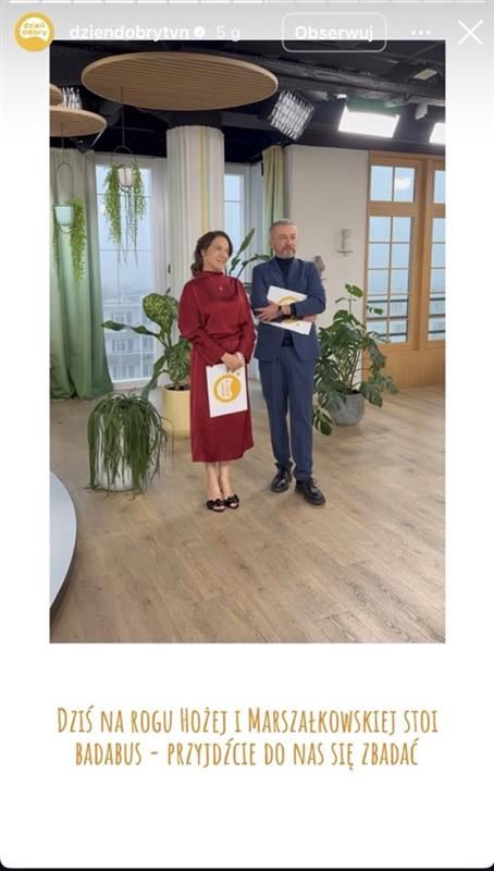 Ewa Drzyzga zachwyciła w bordowej sukience