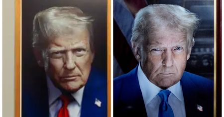 Portret z flagą w klapie.Biały Dom pokazał nowy wizerunek Trumpa