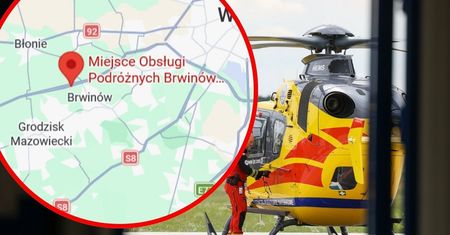 Pieszy potrącony na autostradzie. Utrudnienia na A2
