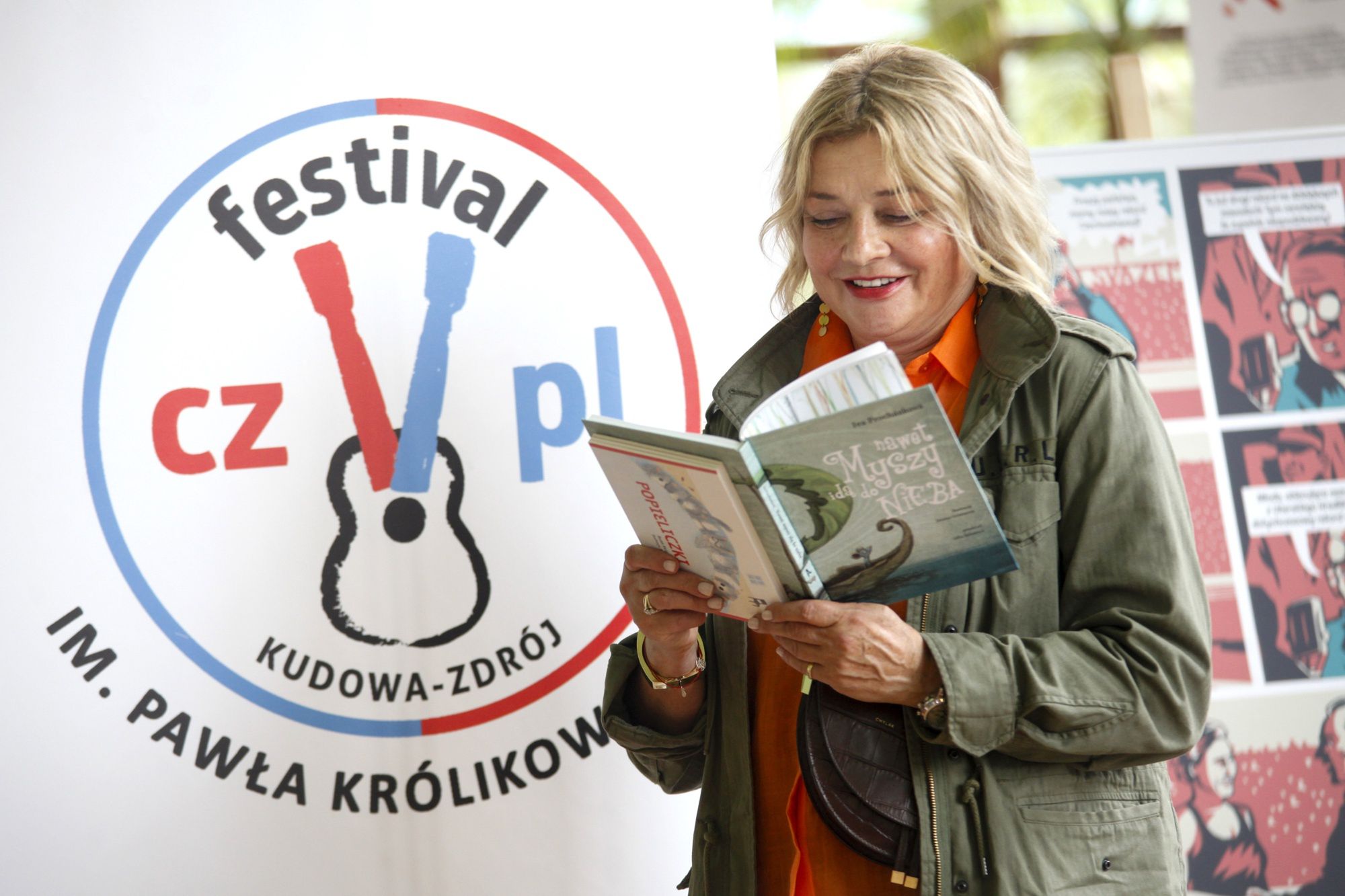 Małgorzata Ostrowska-Królikowska i  Joanna Jarmłowicz na Festiwalu im. Pawła Królikowskiego