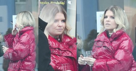 Manowska marznie na papierosku