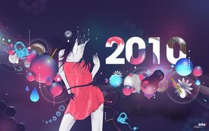 30 odlotowych tapet na nowy 2010 rok! 2
