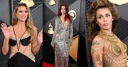 Grammy 2024. Gwiazdy ODSŁANIAJĄ CIAŁA na ściance: Miley Cyrus, Heidi Klum, Doja Cat... (DUŻO ZDJĘĆ)