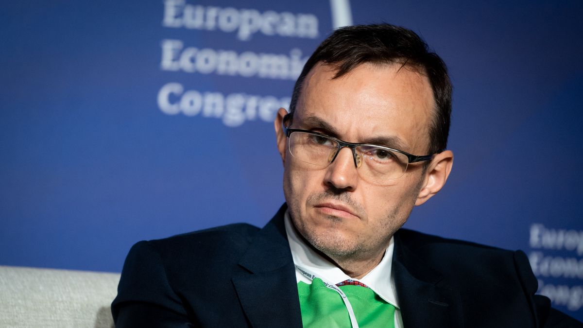 European Economic Congress In Katowice
Piotr Krupa (CEO, KRUK SA) during the European Economic Congress in Katowice, Poland on April 25, 2022 (Photo by Mateusz Wlodarczyk/NurPhoto via Getty Images)
NurPhoto
polska, w katowicach, international congress centre, eec, european economic congress, ekg, in katowice, convention, session, icc, 14th edition, economic, panel, speakers, panelists, europejski kongres gospodarczy, polityka, gospodarka, biznes, finanse, konwencja, sesja, miedzynarodowe centrum kongresowe, mck, 14 edycja, xiv, ekonomia, gospodarczy, prawo, prelegent, prelegenci, panelisci, polish