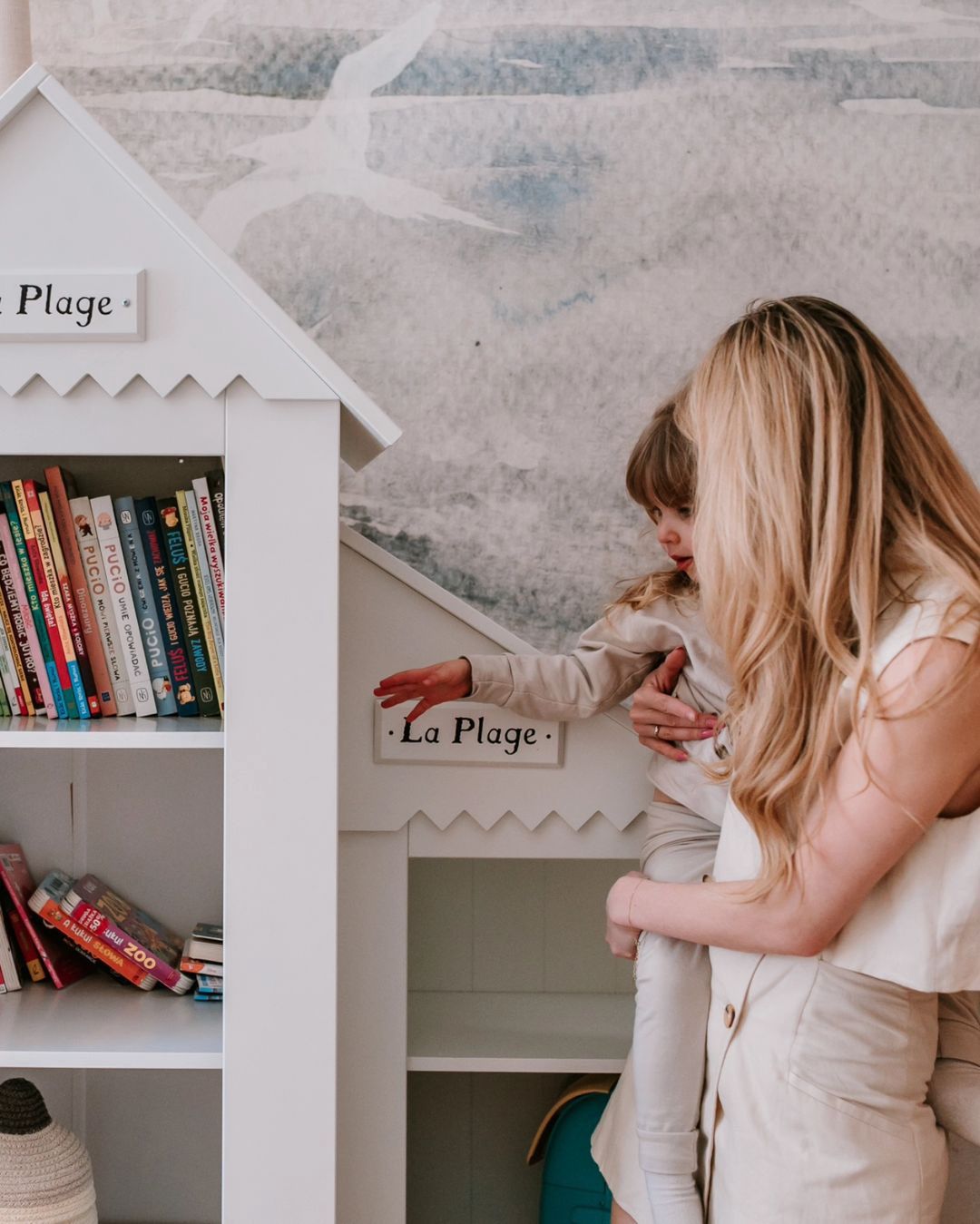 W pokoju Bianki jest motyw morza i plaży