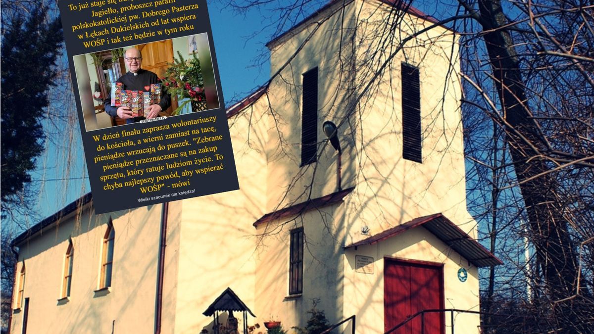 ksiądz z Podkarpacia od lat wspiera WOŚP