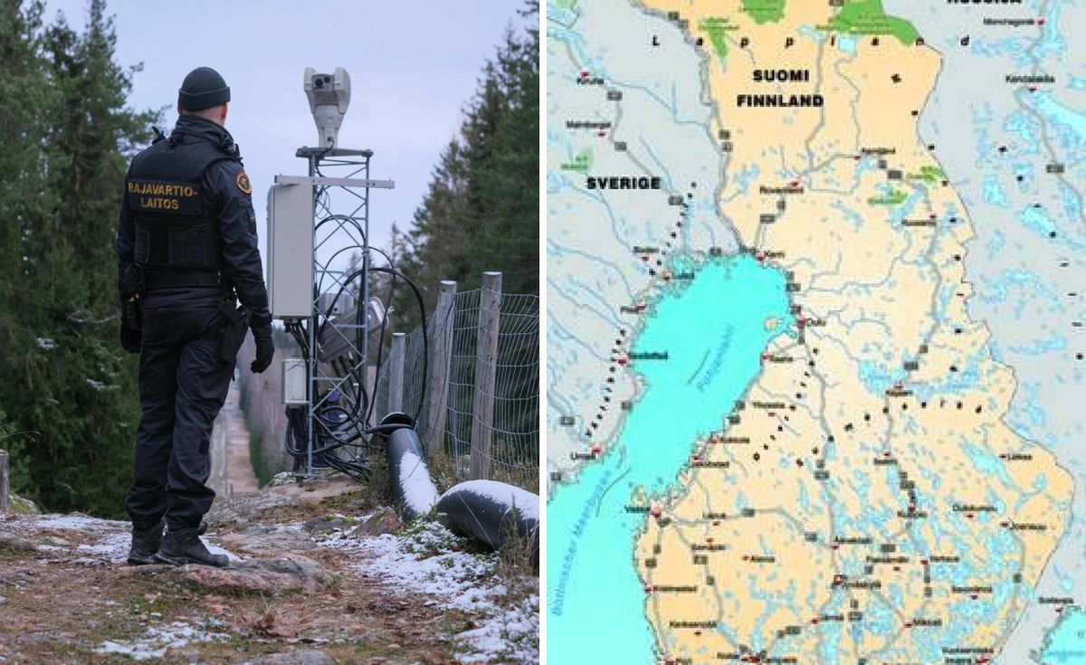 Granica Finlandii z Rosją. Też stawiają ogrodzenie