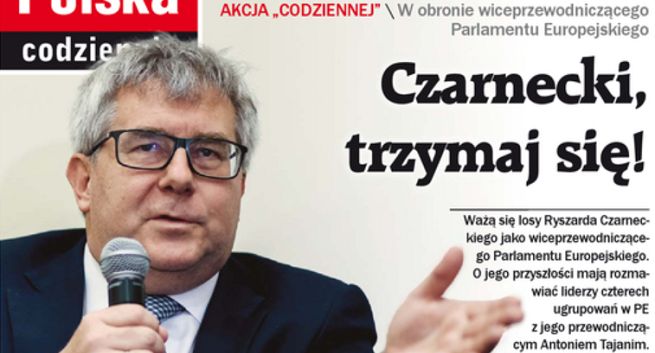 „Gazeta Polska Codziennie” wspiera związaną z pismem sędzię jako kandydatkę do KRS i broni Ryszarda Czarneckiego ws. słów o Róży Thun