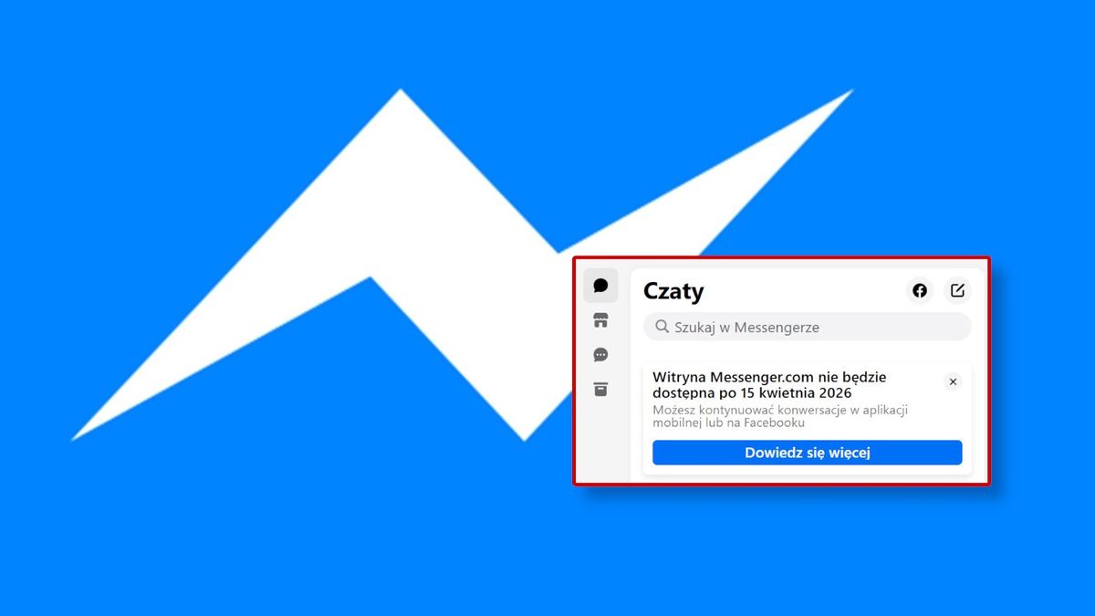 Koniec Messenger.com