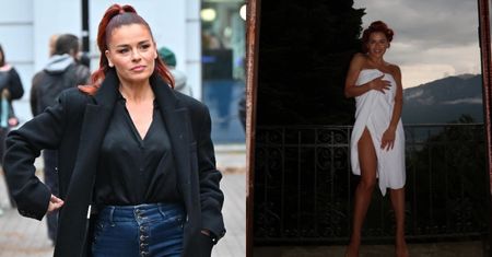 Natasza Urbańska w samym ręczniku pozuje nad jeziorem Como. Fani przecierają oczy: "Jak 30-LATKA" (FOTO)
