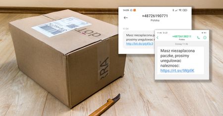 SMS z nieznanego numeru. "Masz niezapłaconą paczkę"