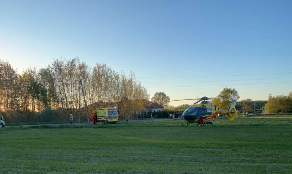 14-latek miał wypadek na hulajnodze. Śmigłowiec LPR w akcji