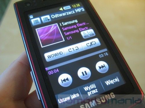 Cellna recenzja: Samsung UltraTouch S8300 5