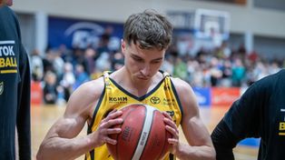 Koszykarze Żubrów Chorten Białystok blisko mistrzostwa II ligi. Wygrana w Lesznie i 15 punktów zaliczki w finale