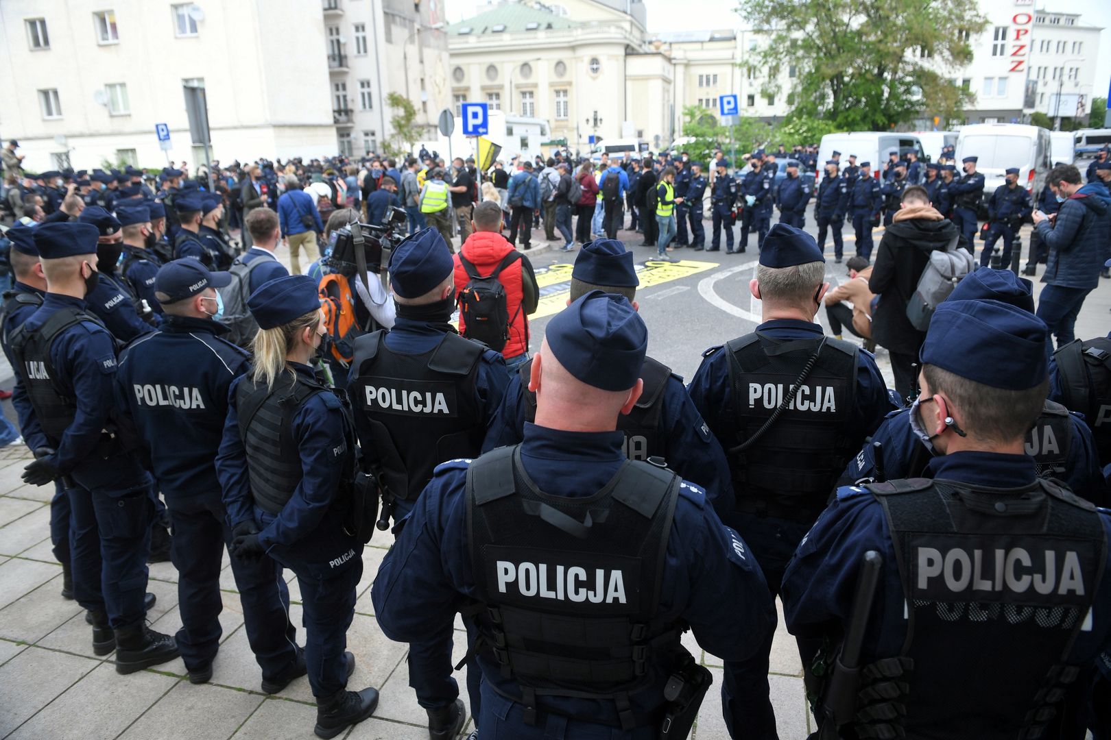 Strajk przedsiębiorców. Policja tłumaczy się z zatrzymania Pawła Tanajno