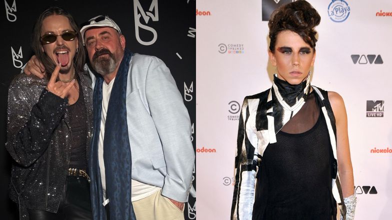 Michał Szpak z ojcem