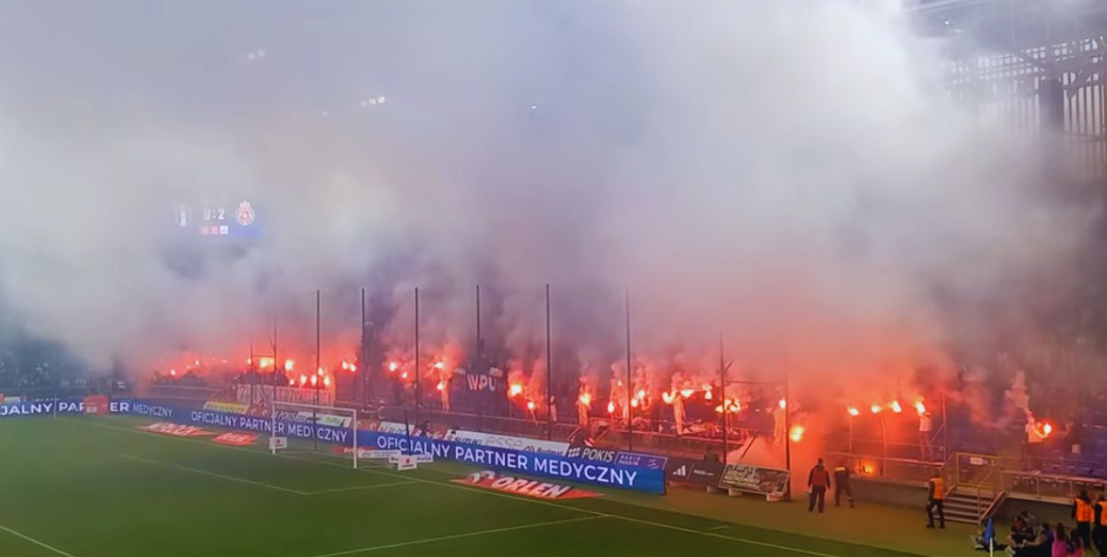 Skandaliczne sceny na płockim stadionie