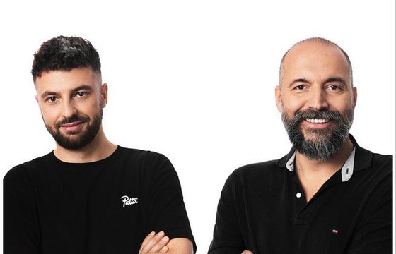 Łukasz Jankowski i Dawid Wawrzyszyn w Szut Szut Studio