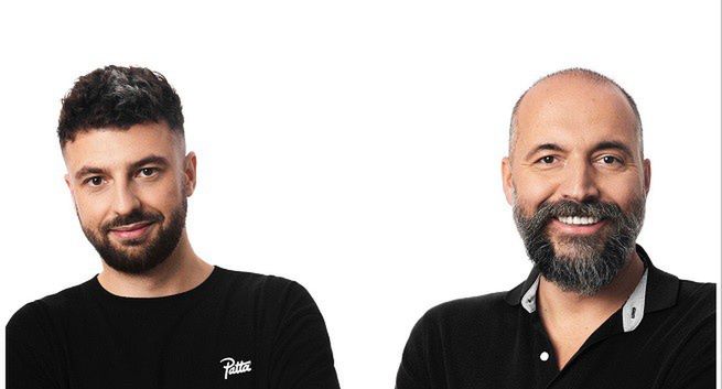 Łukasz Jankowski i Dawid Wawrzyszyn w Szut Szut Studio