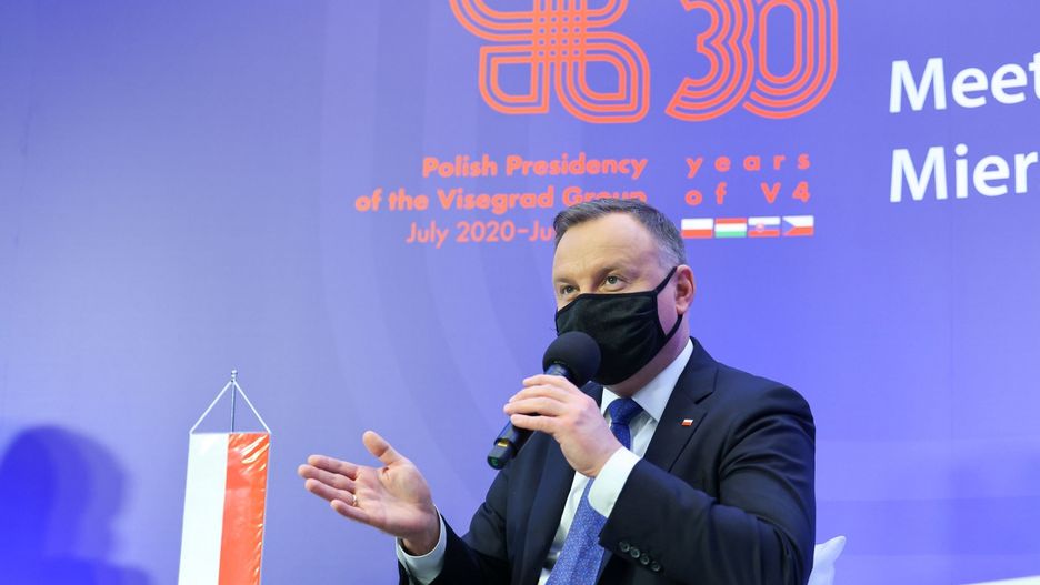 Andrzej Duda na szczycie V4