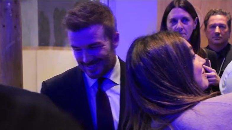 David Beckam ucieka przed dziennikarzami