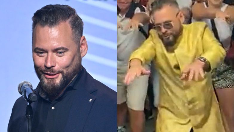 Krzysztof Stanowski powitany przez fanów na lotnisku