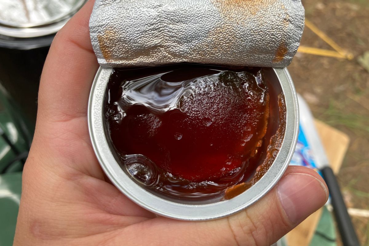 Dżem owocowy z paczki MRE