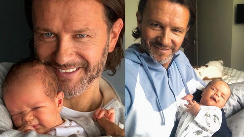 Radosław Majdan chwali się nieprzespaną nocą 