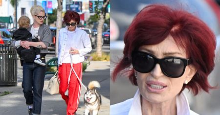 ULTRASZCZUPŁE Sharon i Kelly Osbourne snują się po mieście w asyście paparazzi