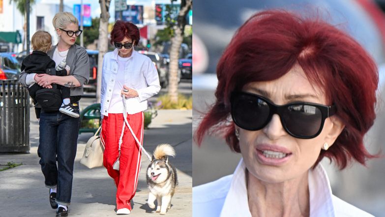 Odchudzone Sharon i Kelly Osbourne snują się po mieście