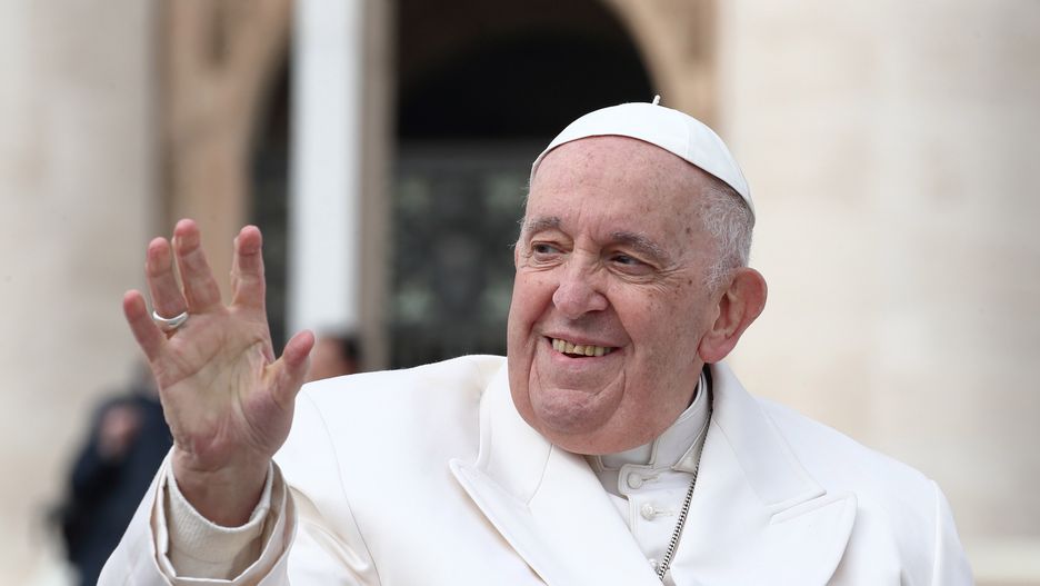 Pope Francis during the General Audience
Pope Francis greets the faithful during the general audience in St. Peters Square. Vatican City (Vatican), March 29th, 2023 (Photo by Grzegorz Galazka/Archivio Grzegorz Galazka/Mondadori Portfolio via Getty Images)
Mondadori Portfolio