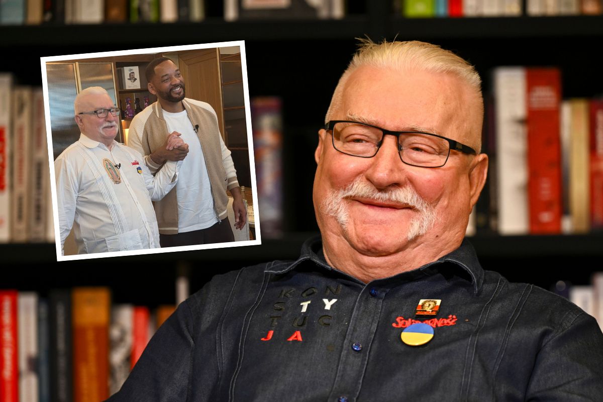 Lech Wałęsa dodał zdjęcie z Willem Smithem. Internauci komentują