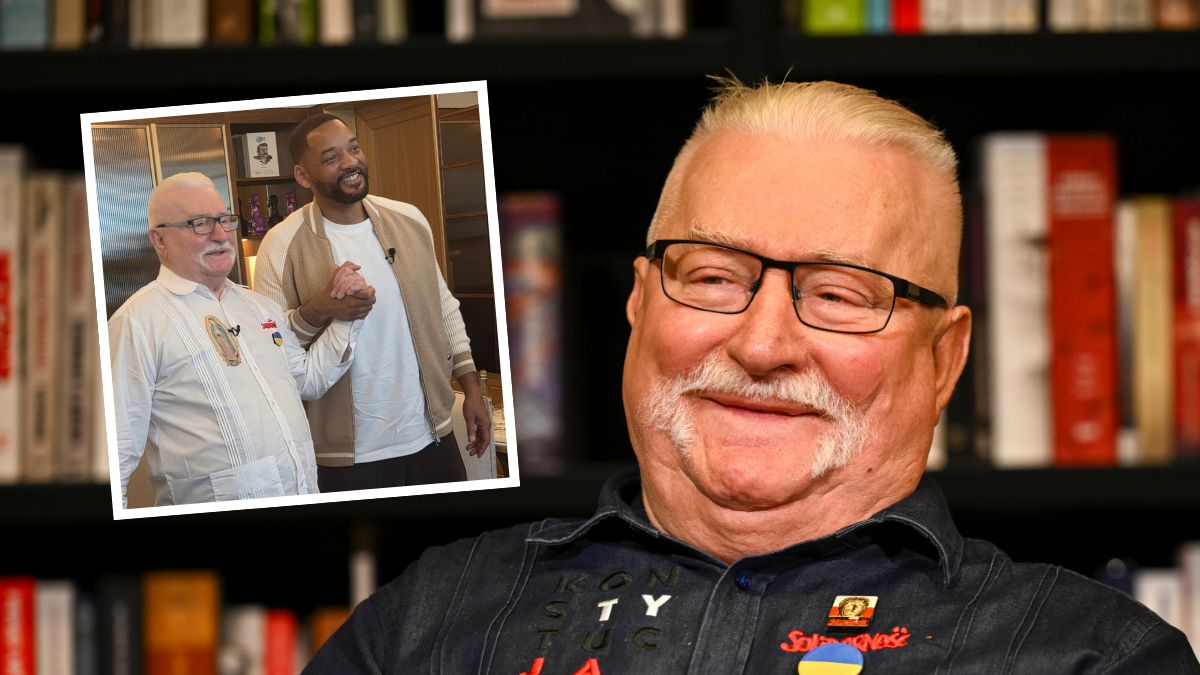 Lech Wałęsa dodał zdjęcie z Willem Smithem. Internauci komentują