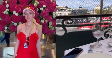Caroline Derpienski w towarzystwie "Dżaka" ogląda wyścigi Formuły 1. Przyłapano ich na widowni (WIDEO)
