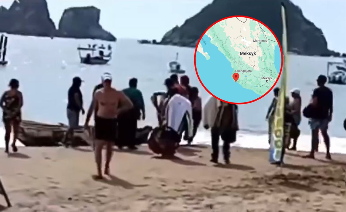 Atak rekina w Meksyku 