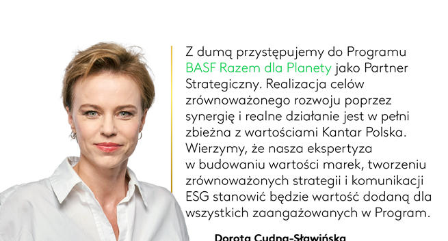 Kantar Polska partnerem programu "Razem dla Planety"