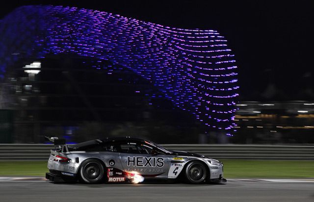 Aston Martin DB9 GT1 zespołu Hexis wygrał wyścig mistrzowski / fot.: gt1world.com
