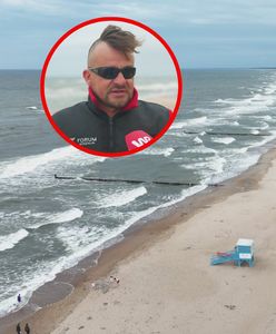 Zdemolowana wieża ratownicza w Mielnie. "Ponieśliśmy pewne straty"