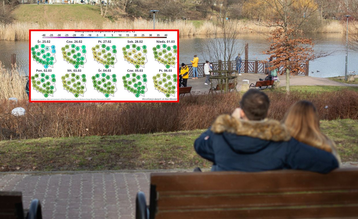 Ściągniesz zimową kurtkę, nadchodzi wiosna. Zobacz prognozę na 10 dni