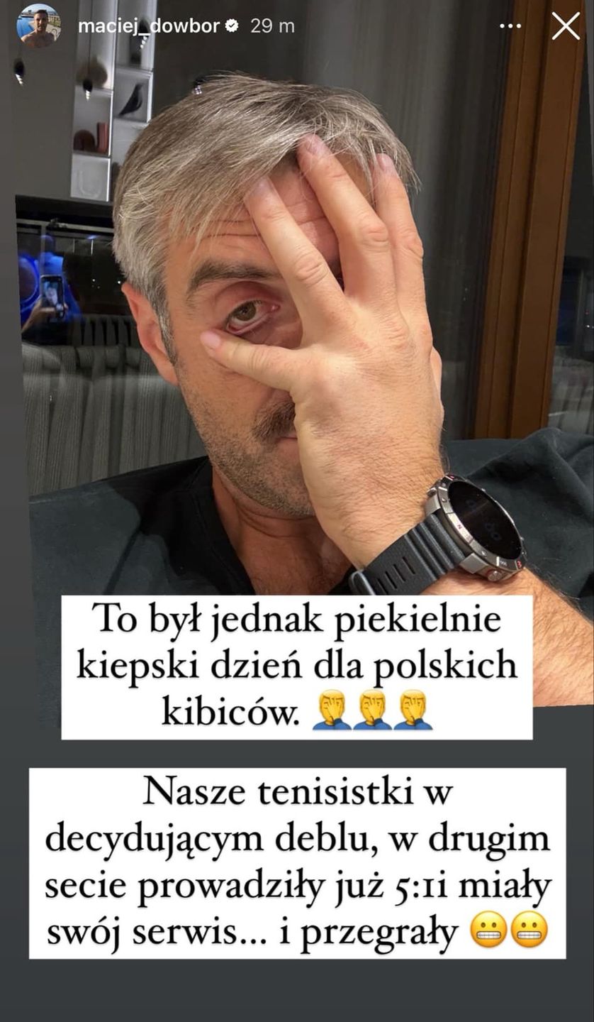 Maciej Dowbor na Instagramie