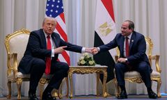 Trump napisał list do prezydenta Egiptu. Złożył obietnicę