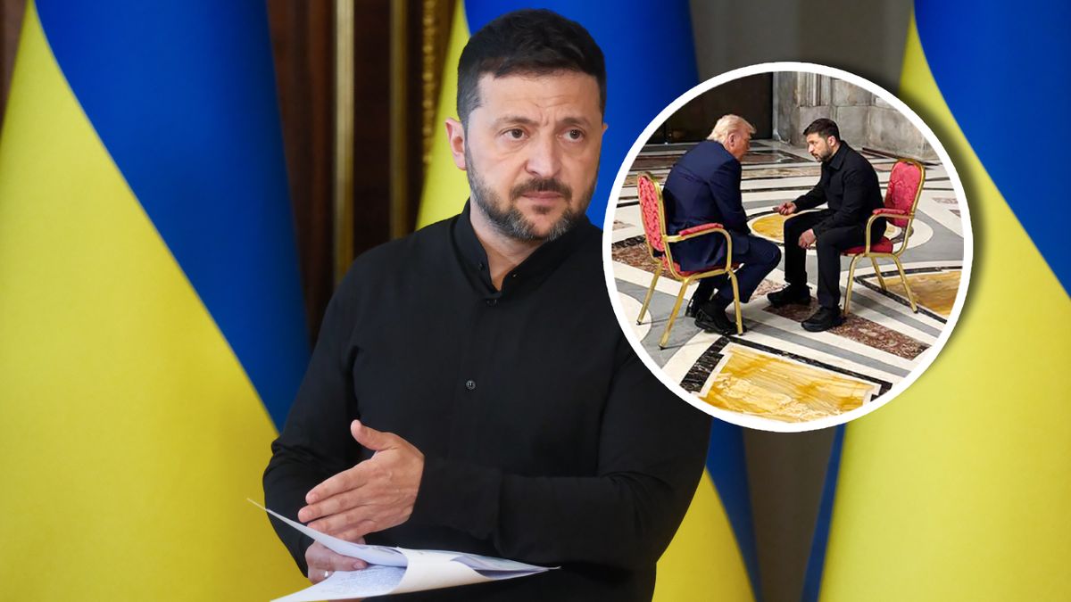 Prezydent USA spotkał się z Zełenskim w Watykanie