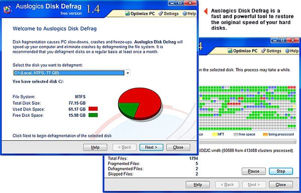 Nowa wersja optymalizatora dysków od Auslogics